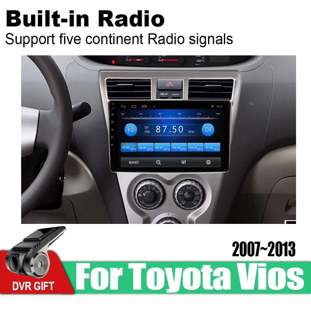 ZaiXi Android автомобильный 2 din Мультимедиа gps навигация для Toyota Vios 2007~ 2013 vedio стерео радио аудио wifi видео карта видео