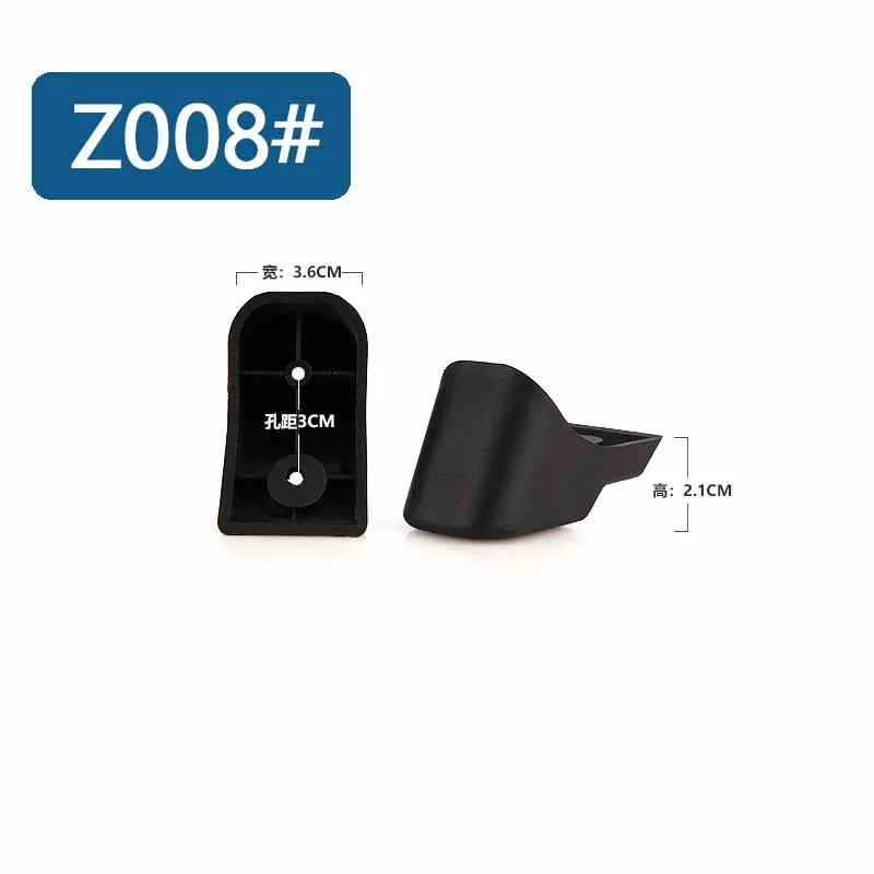 Suitcase Luggage Front Foot Nails Repair Replacement Suitcase New Foot Nail Parts Repair Luggage Foot Nail Fixing Footbracket