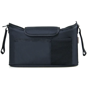 

Baby Stroller Bag Diaper Bag for Baby Stuff,Baby Accessory Organizer Mummy Bag Hanging Carriage Pram Buggy Cart Bottle Black