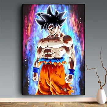 

Dragon Ball Goku Anime Canvas Painting Posters and Prints Modern Wall Art Modular Picture for Living Room Home Decor Cuadros