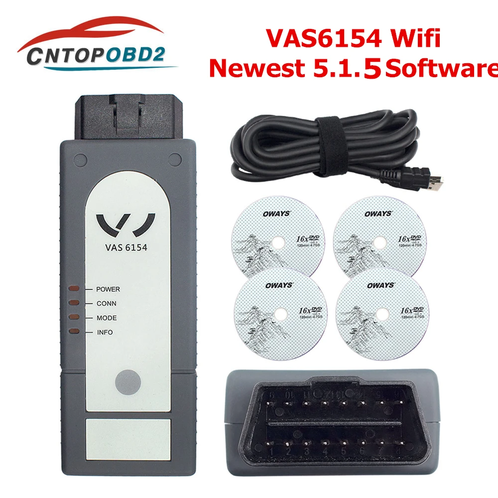 

Newest OKI 6154 V5.1.5 odis 5.1.6 Full Chip ODIS 5.1.3 6154 WiFi OBD2 Diagnostic Tool For Audi For SKODA Better Than 5054A OKI