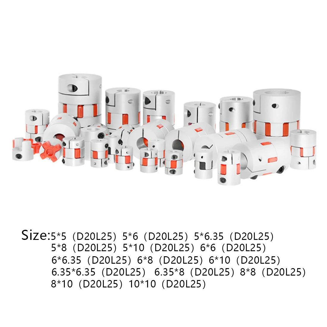 3d принтер обновленный leadвинт муфта для CR10/CR10S/Ender 2/ender3/Tornado/Anet A8 гибкий вал муфта