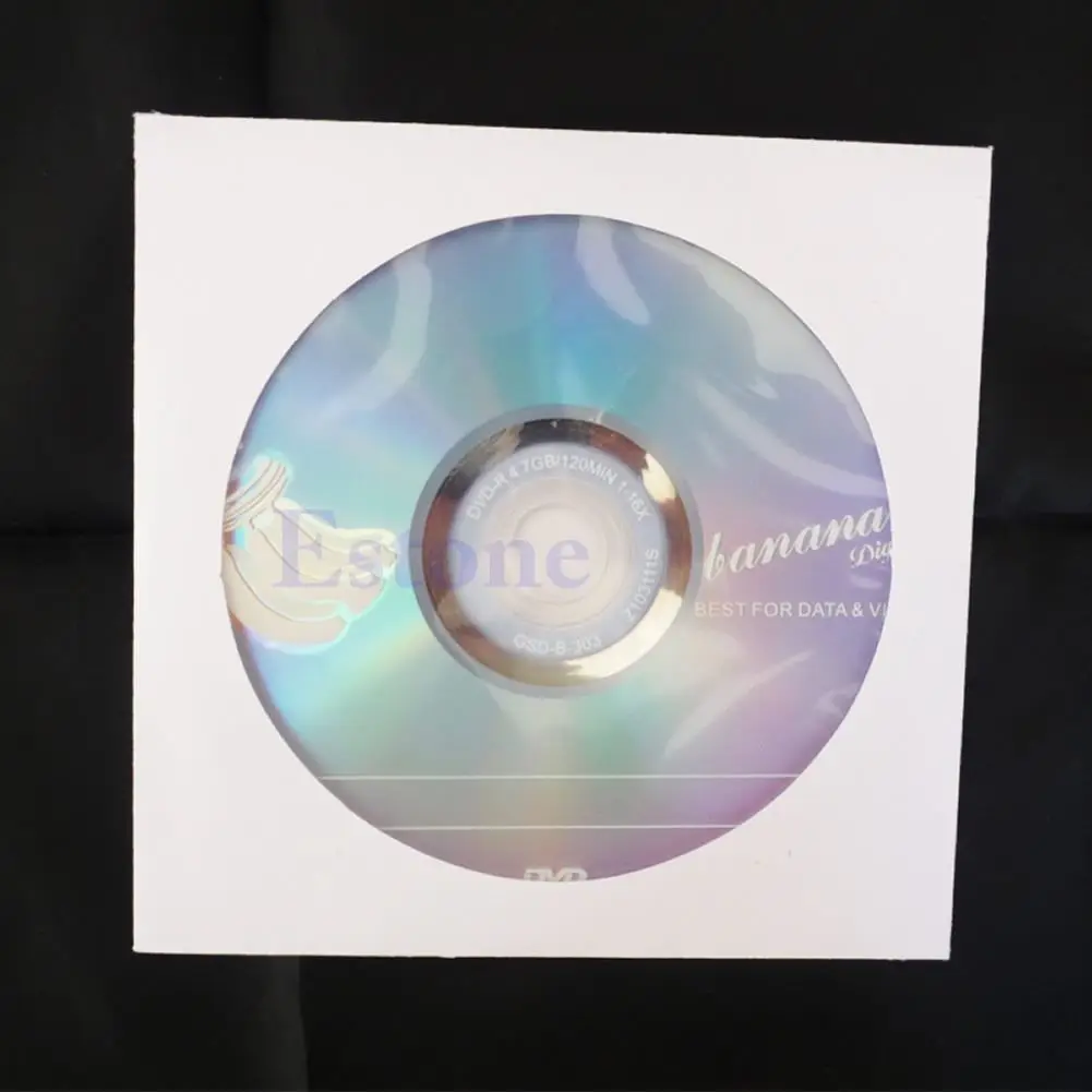 50 Paper CD DVD Flap Sleeves Case Cover Envelopes 5inch cd outer sleeves,cd inner sleeves