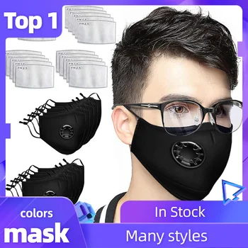 

Cotton Face Mask Dustproof Reusable Dustproof Dust Windproof Foggy Haze Pollution 10pcs Mask+20pcs Fliters Mouth mask