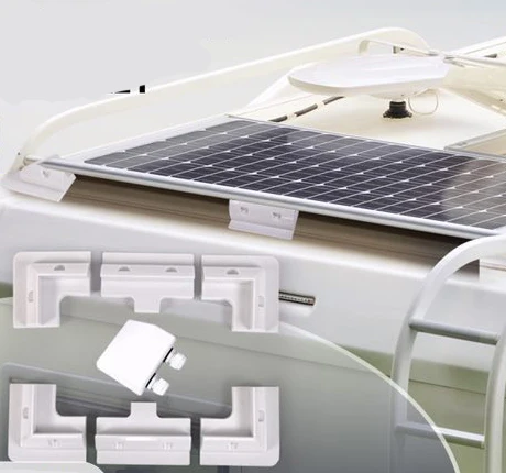Willone 7 шт. ABS PV панели солнечных батарей Монтажная структура белый