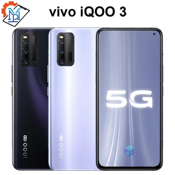 Original Vivo IQOO 3 5G Mobile Phone 6.44 inch 6GB+128GB Snapdragon 865 Android 10.0 Full Focus Four Shots 4440mAH Smartphone