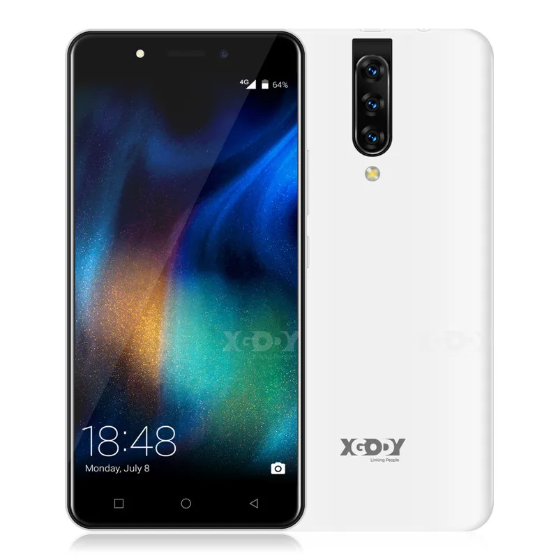Белый Смартфон XGODY K20 4G 5," 18:9 Android 9,0 2 Гб ОЗУ 16 Гб ПЗУ MTK6737 четырехъядерный двойной Sim 5MP камера 2800 мАч WiFi мобильный телефон - Цвет: Белый