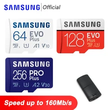 SAMSUNG PRO / EVO Plus Micro SD 128GB 64GB Memory Card 32GB Micro SD Card 256GB TF Cards 512GB Flash Memory Microsd for Phone PC