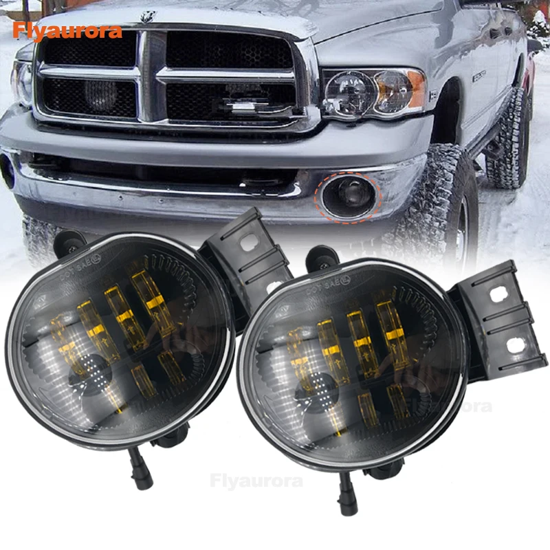 Пара противотуманная фара для 2002 2008 Dodge Ram 1500 2500 3500 /2004 2006 Durango светодиодные