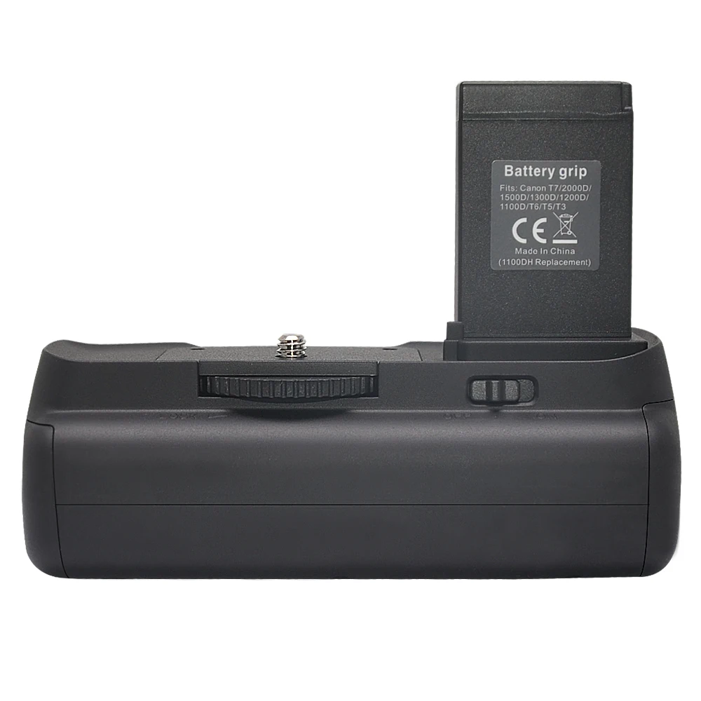 Suporte para câmera canon eos 1100d 1200d 1300d t3 t5 t6, com bateria
