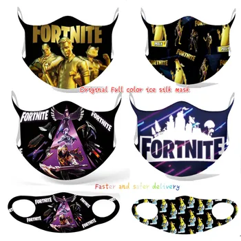 

Fortnites Battle Royale Figures Printed High Quality Fortnites Ice Silk Protective Masks Dust Mask Washable Mask Reusable Mask