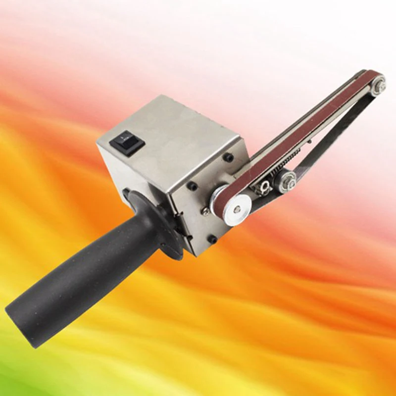 

Electric Handheld Sander Belt Machine Sanding Grinding Polishing Machine Abrasive Belts Grinder DIY Polishing Cutter Edges,EU Pl