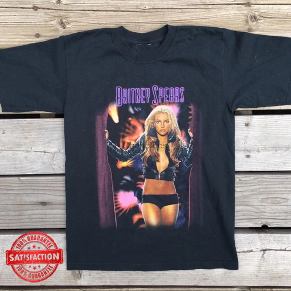 2004 редкая футболка Britney Spears Onyx Tour AB225 |