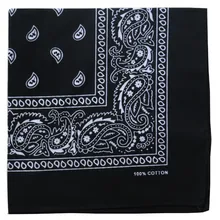  17 Colors Womens Cotton Bandana Headband Men Paisley Hiphop Head Bandanas Scarf  Vintage Hair Accessories for Girls 2020 VERVAE 