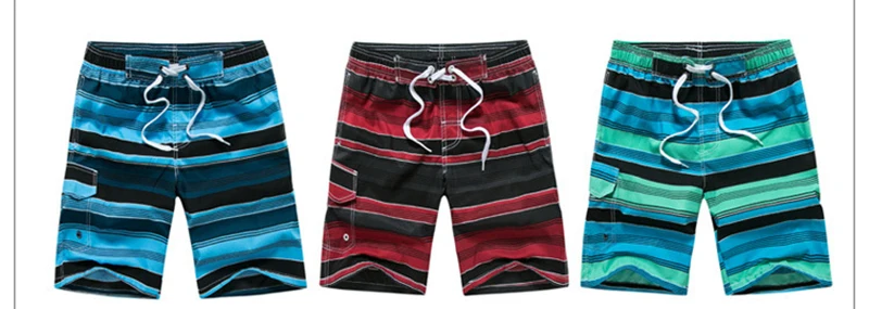 Plus Size Swimwear Men Swim Shorts Swimming Trunks Summer Swimsuit Man Beach Wear Bermuda Shorts Striped Swimshorts 5XL 6XL