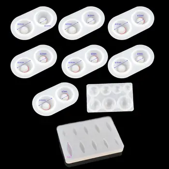 

Handmade All Sizes Ball-Jointed Doll Eye Resin Mold Eyeballs Half Round Doll Eyes Resin Casting Mold Art Craft Tools