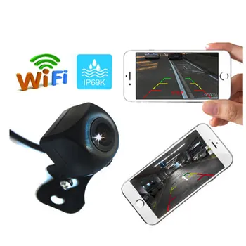 

BYNCG Wireless Car Rear View Camera WIFI Reversing Camera Dash Cam HD Night Vision Mini Body Tachograph for iPhone and Android