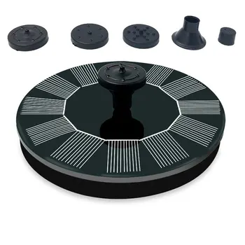 

13CM Solar Powered Fountain Garden Pool Pond Solar Panel Floating Fountain Garden Decoration Water Fountain
