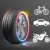 FORAUTO 2PCS Car Wheel LED Light Motocycle Bike Light Tire Valve Cap Декоративный Фонарь Tire Valve Cap Вспышка Спиц Неоновая Лампа