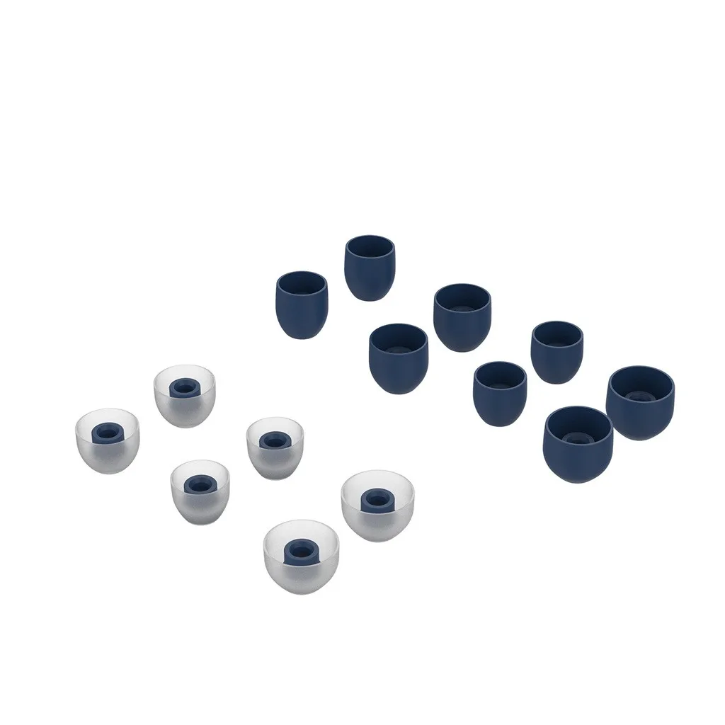 7 пар силиконовых вкладышей для sony WF-1000XM3 сменные насадки для ушных гелей портативные наушники подушечки аксессуары подушка - Цвет: blue