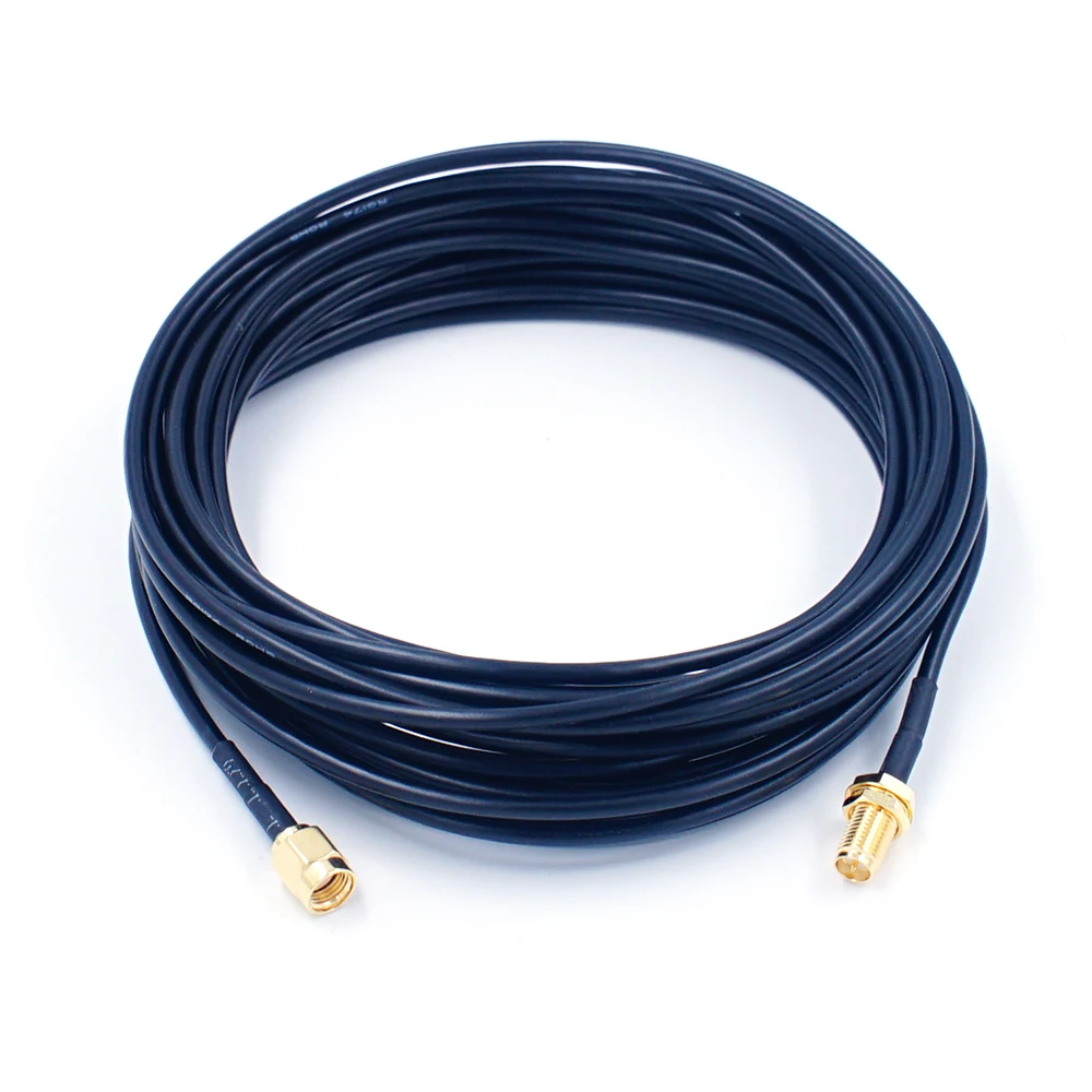 RP SMA Male to RP SMA Female Extension Cable for WIFI Antenna RF Connector RG174 Cable rf connector cable rf connector cable connector coaxial cable connector coaxial connector rf connector adapter antenna cable adapter cable adapter antenna cable rf coaxial cable