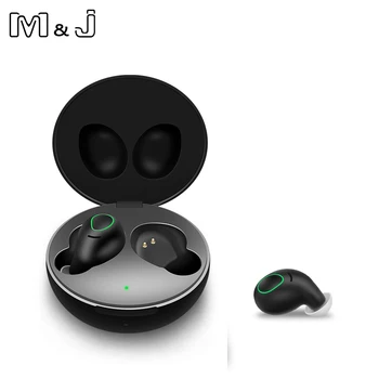 

M&J TWS Pop-up Fingerprint Touch Bluetooth Earphones, HD Stereo Wireless Headphones,Noise Cancelling Gaming Headset For XIAOMI