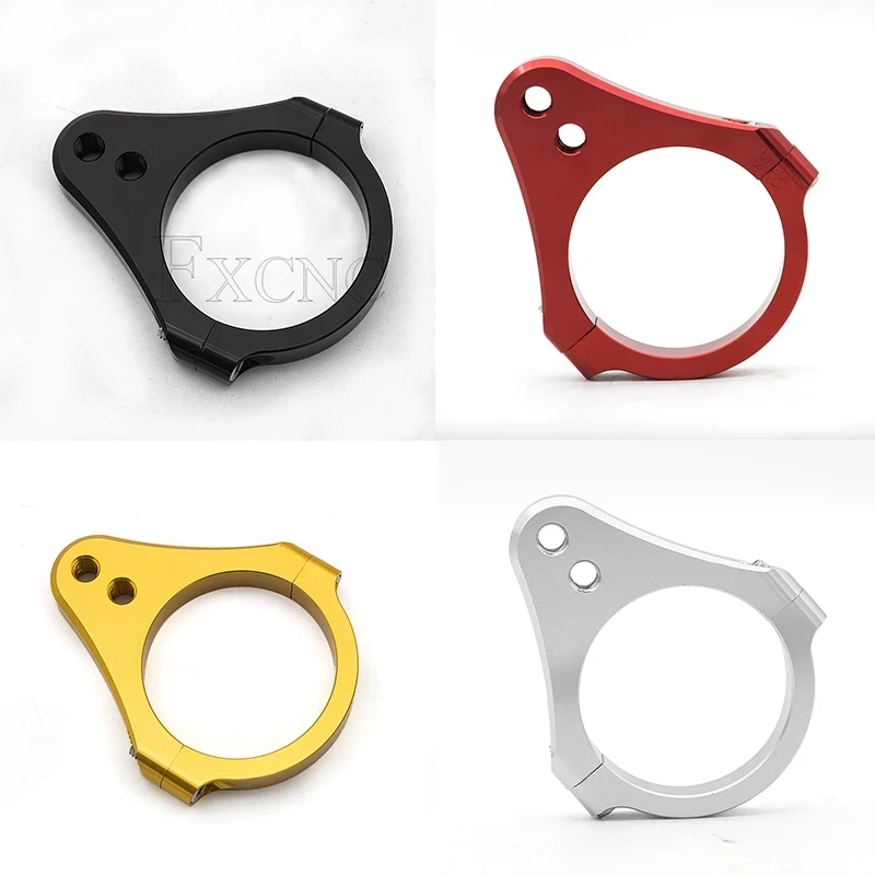 Aluminum Steering Damper Fork Frame Mounting Clamp Bracket Foot Fixer Motorcycle Damper Fork Bracket Support Holder 31- 54mm