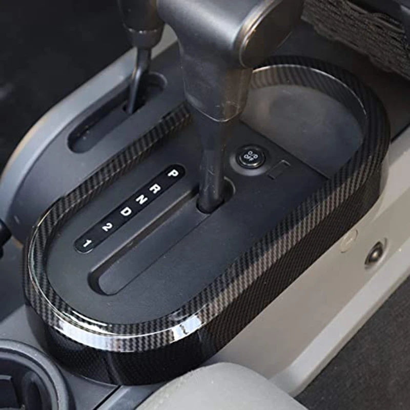 Панель переключения передач накладка рамка для Jeep Wrangler JK JKU Sport X Sahara Rubico 2007 2010