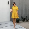 Black Dress Polka-dot Women Summer Sundresses Casual White Loose Fit Clothes Free People 2022 Yellow Womens Clothing Everyday ► Photo 2/6