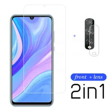 Y8P стекло + пленка для камеры Huawei Защита экрана закаленное HuaweiY8P