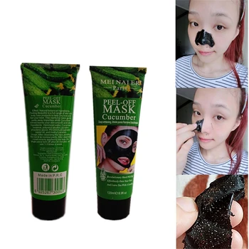 

Green Tea Anti Wrinkle Remover Nose Black Mask Face Care Acne Treatment Peel Off Mask Pore Strip Skin Care Cucumber Peel Mask