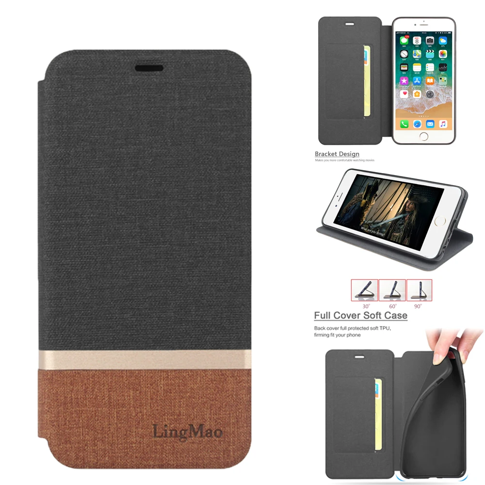 

Luxury Leather Flip case for LG K8 2018 Case Wallet Book Cover LG K9 Russin Version Case Blue phone bag coque Funda skin shell