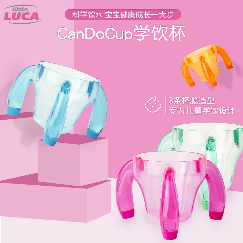 

Holland candocup Sippy Cup Tripod Cup Leg Modeling CHILDREN'S Baby Open Cups Anti-slip Parents Auxiliary Easy-to-Use
