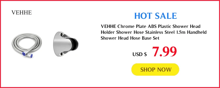 VEHHE ультратонкая душевая хромированная насадка высокого давления, водосберегающий аксессуар для ванной комнаты, ручной душевой опрыскиватель