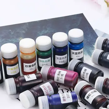 

17 Pcs/Set Resin Drop Glue High Concentration Transparent Color Paste Pigment