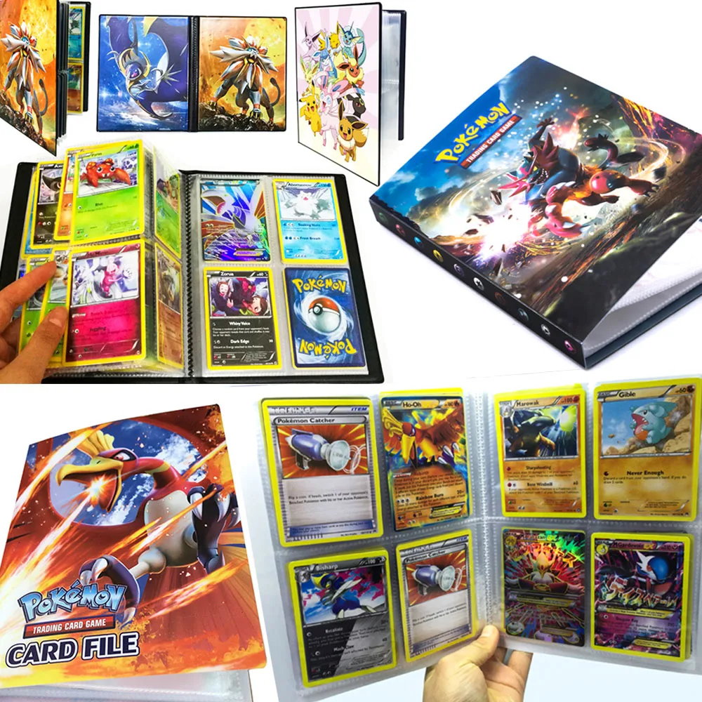 Takara Pokemon Card Album 112 240 карты Пикачу настольная колода игра игрушки PTCG аксессуары карты Коллекция Книга