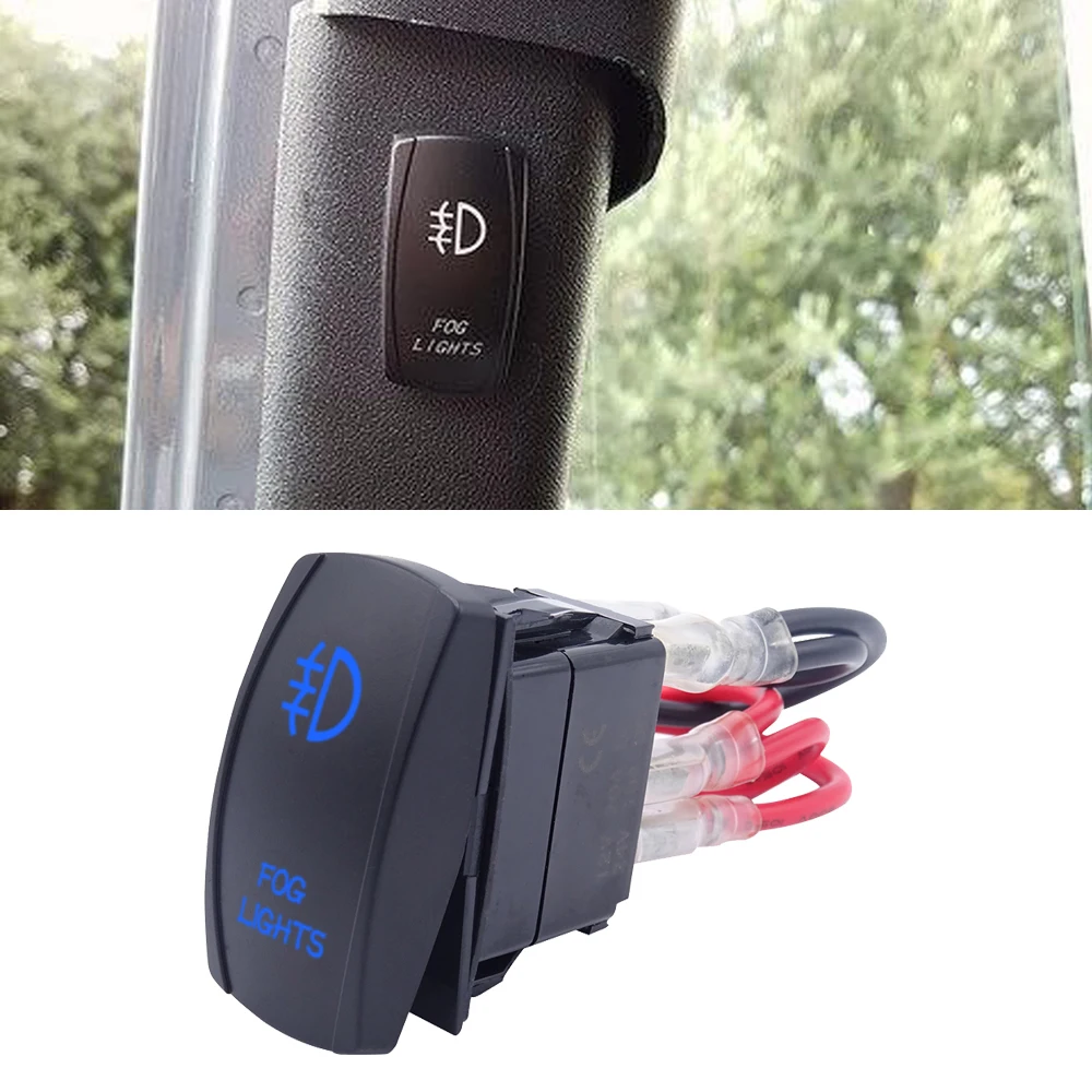 Универсальный противотуманный светильник s кулисный переключатель ВКЛ ВЫКЛ