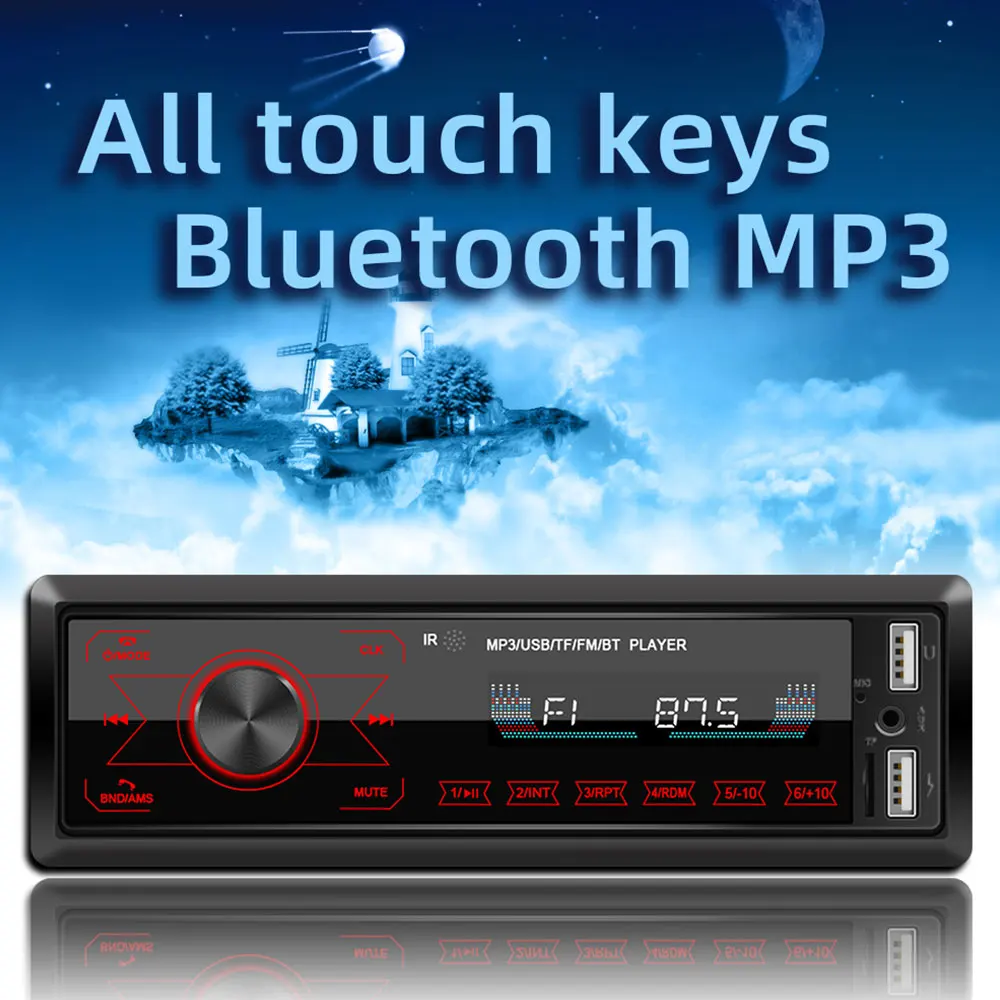 Mp3-плеер стерео эквалайзер звуковой эффект сенсорный экран Bluetooth Автомобильный