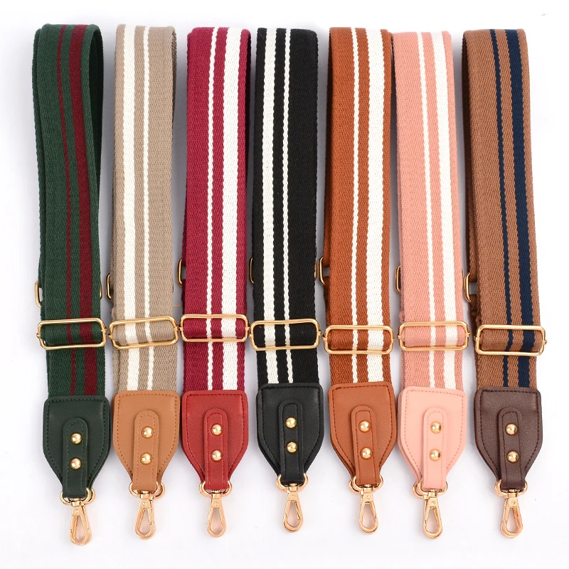 Adjustable Color-blocking Shoulder Strap, Stripe Bag Accessories, Perfect  Strap For Shoulder Bag - Temu Austria