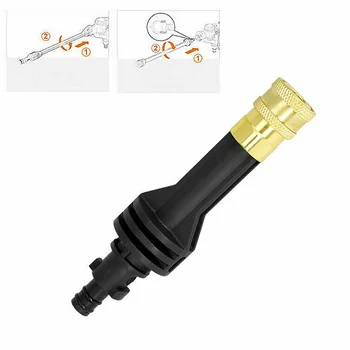 

Extension Rod Adapter Durable High Pressure Brass Fitting Easy Install Outdoor Portable Car Washing Replacement For Worx WU629