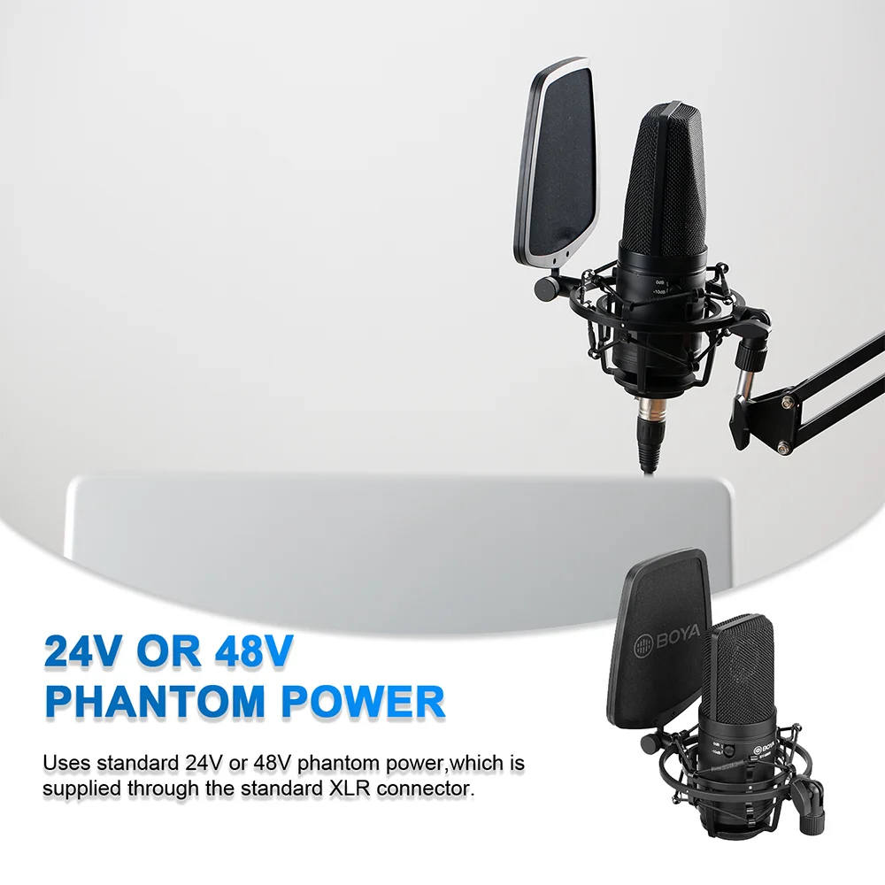 BOYA M800/M1000 Professional Large Microphone Low