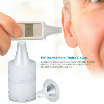 

2020 Ear Thermometer Cover Disposable Ear Thermometer Set Lens Filters For Braun Thermoscan Using 20pcs Reusable Covers Dropship