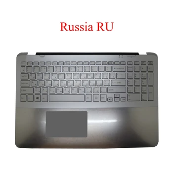 

Laptop Palmrest For SONY For VAIO SVF15A Series silver with Russia RU backlit keyboard with touchpad 5JGD6PHN0B0 V141406C
