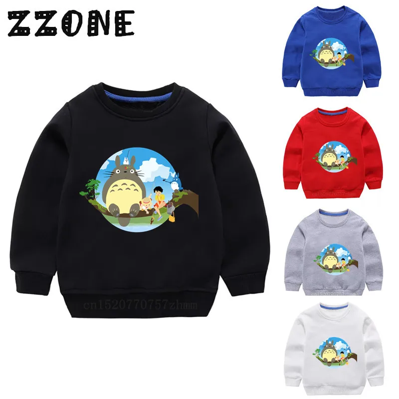 

Children's Hoodies Japanese Anime Spirited Away Totoro Sweatshirts Baby Cotton Pullover Tops Girls Boys Autumn Clothes,KYT2418