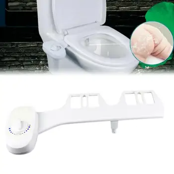 

2020 Baby Non-Electric Mechanical Toilet Seat Bidet Attachment Dual Nozzle Sprayer Fresh Water Spray For Personal Hygiene
