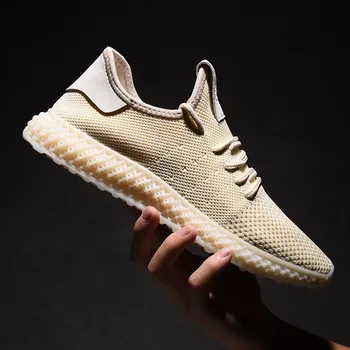 

FUTURECRAFT 4D Print Men Running Shoes Breathable Fly Weave Sneakers Outdoor Sport Black White Grey Footwear Male Runner