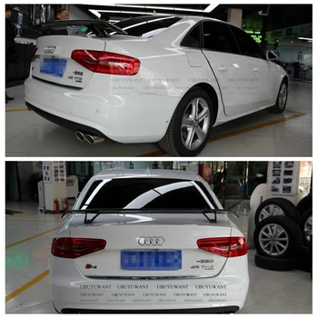 

UBUYUWANT Universial Sedan Car Spoiler For Audi A4 B8 B8.5 CARBON FIBER Materail Trunk Rear Wing Lip Spoiler 2010-2016