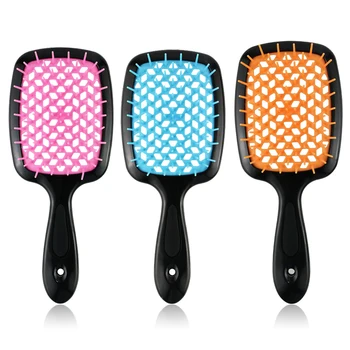 

1 Pc Professional Large Paddle Cushion Hair Brush Magic Comb Women Tangle Hairdressing Salon Detangling SPA Lice Massage Comb