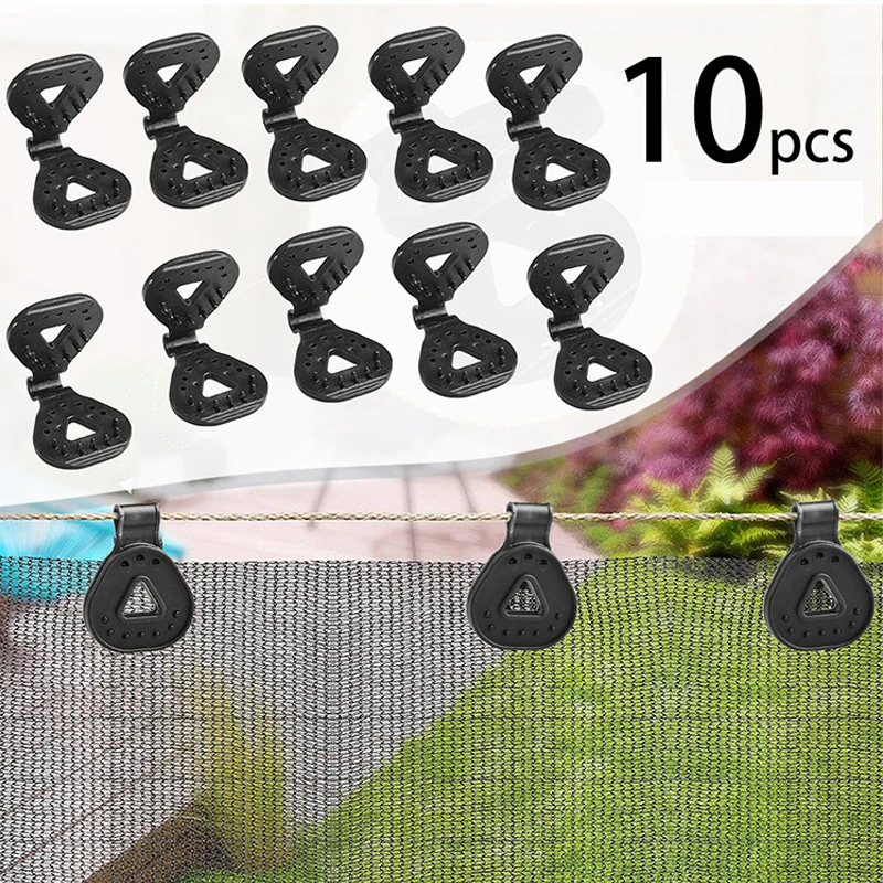 Shade Netting Clips Attachment and Placement for Sun Shade Net, Anti