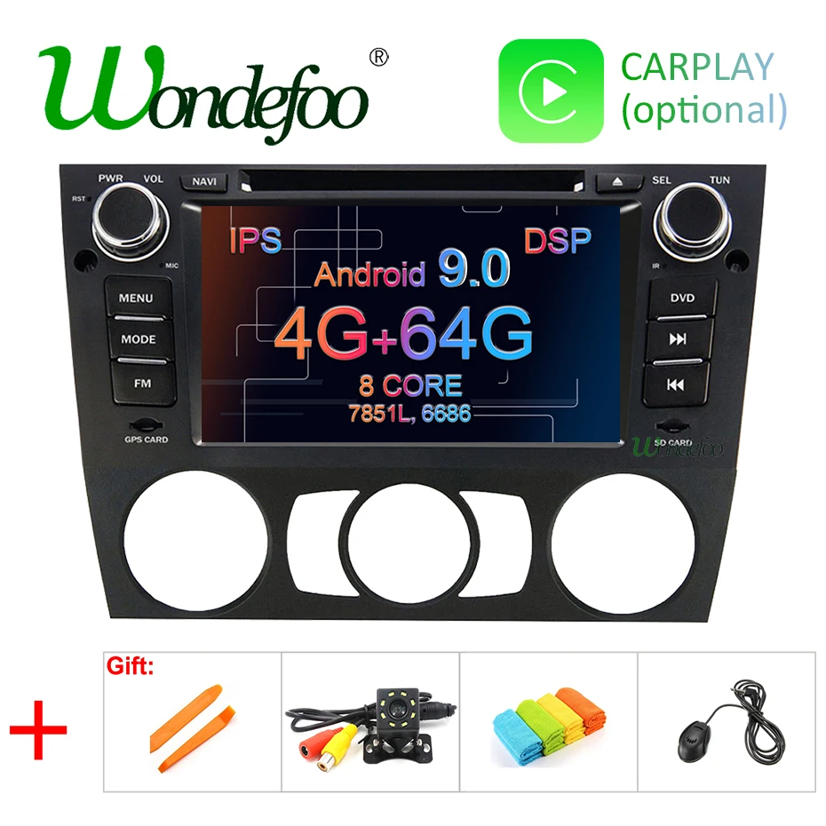 Flash Deal Android 9.0 DSP IPS 4G 64G Radio GPS For BMW 3 series E90 E91 E92 E93 GPS RADIO Multimedia Stereo Navigation Screen Audio PC 0